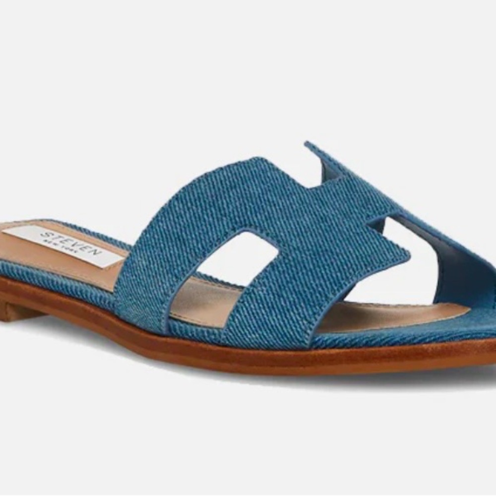 Denim Women's Slide Sandals
